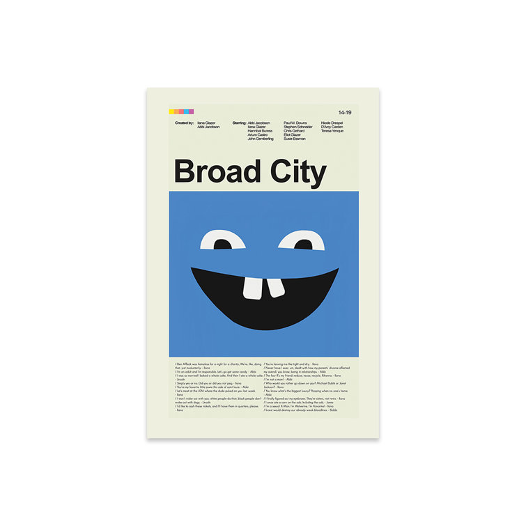 Trinx Broad City On Plastic/Acrylic by Prints And Giggles By Erin